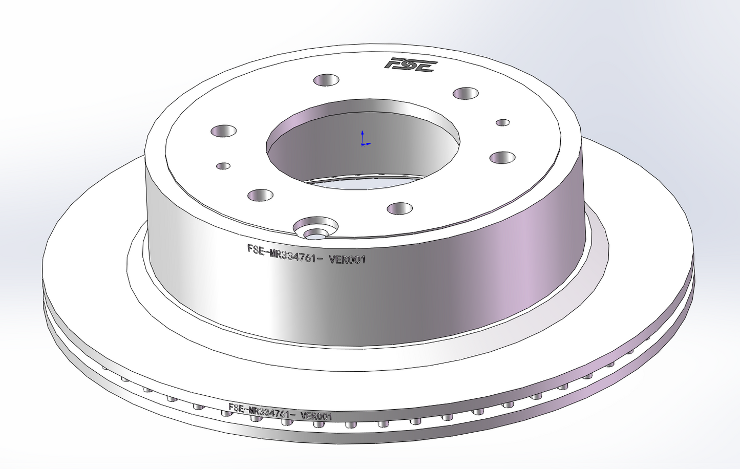 Mitsubishi Pajero Evolution (V55W) Complete Brake Rotor Kit image 4