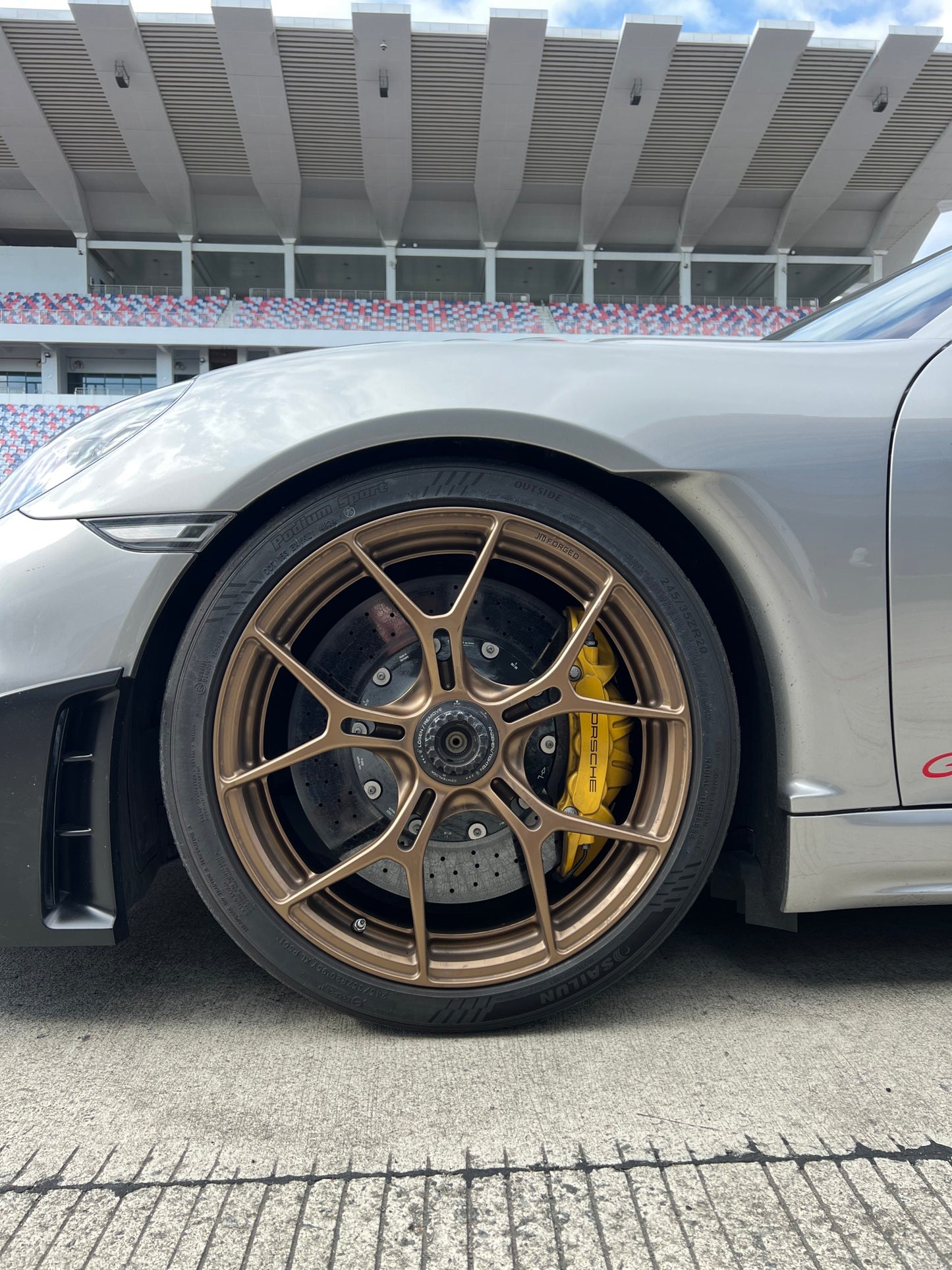 FSE Porsche 718 GT4 RS Carbon Ceramic Front Brake Rotor Set