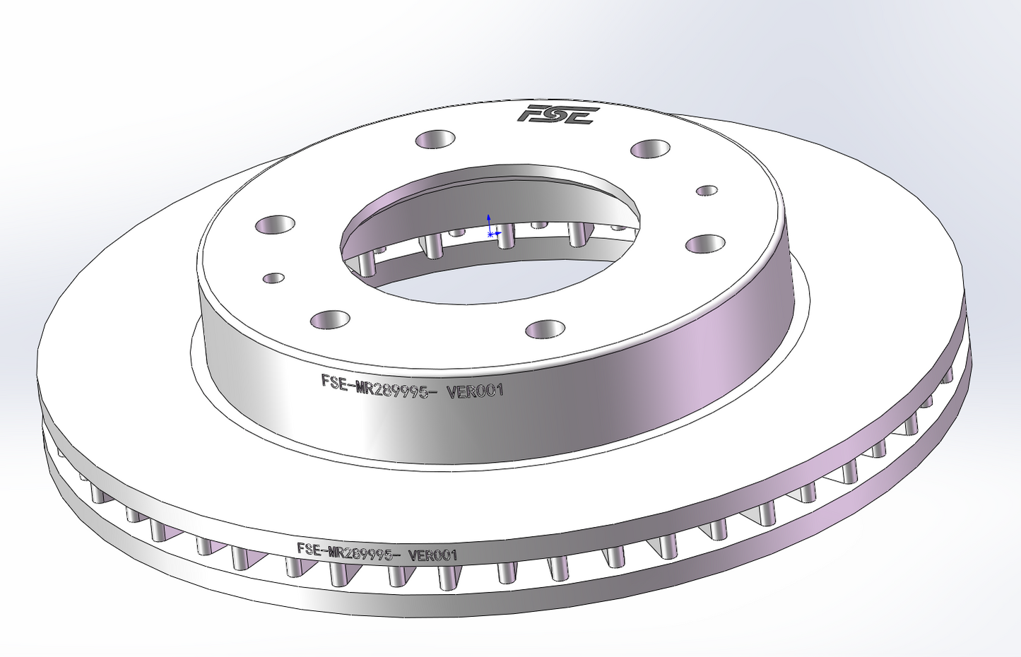 Mitsubishi Pajero Evolution (V55W) Complete Brake Rotor Kit image 3