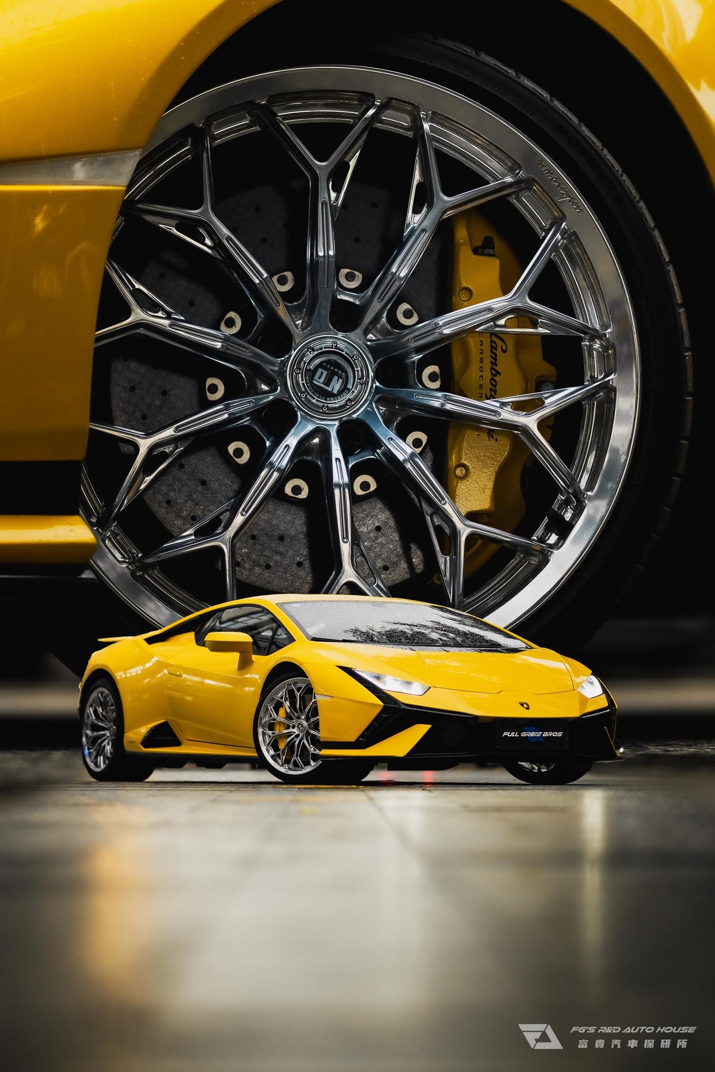 N-Zero Forged UF-01 Solar Crown (For Lamborghini & More)