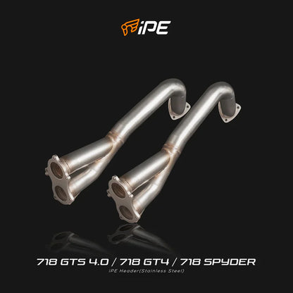 IPE Porsche 718 GTS 4.0 / 718 Cayman GT4 / 718 Spyder (Titanium) Exhaust System