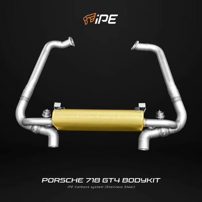 IPE Porsche 718 Cayman / Boxster 2.5T (982) *With 718 GT4 Bodykit* Exhaust System