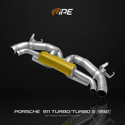 IPE Porsche 911 Turbo / Turbo S (992) (Titanium) Exhaust System