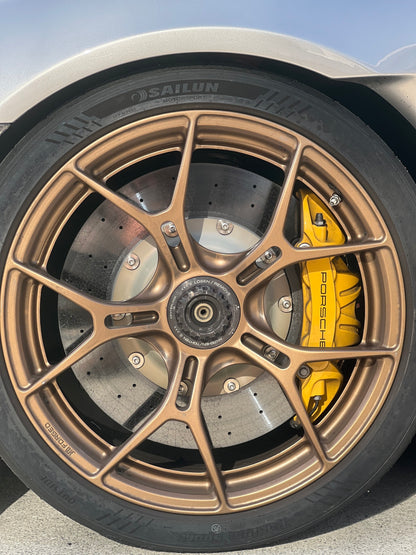 FSE Porsche 718 GT4 RS Carbon Ceramic Front Brake Rotor Set