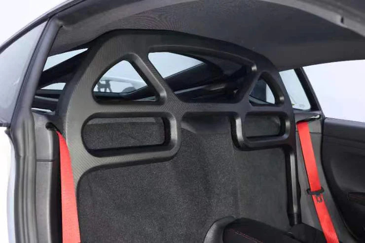 FSE X SilverRocket GT4 RS DRY CARBON FIBER ROLL CAGE & HARNESS BAR image 6