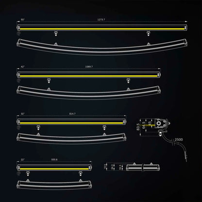 Strands Lighting Siberia XP Single Row (12"-50")