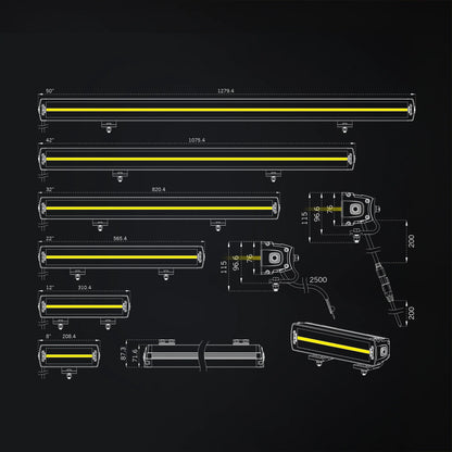 Strands Lighting Siberia XP Double Row (8"-50")