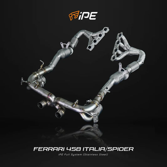 IPE Ferrari 458 Italia / Spider Exhaust System