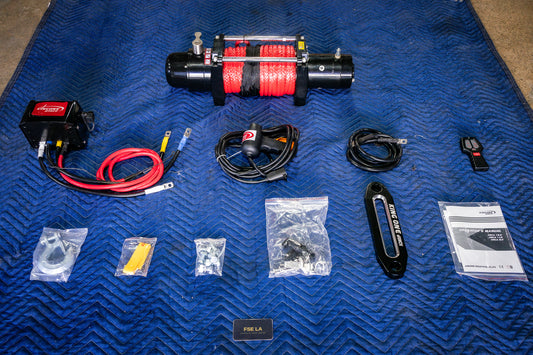 Kingone Orca 13,000 lbs Winch with Synthetic Rope & Wireless Remote Control image 0