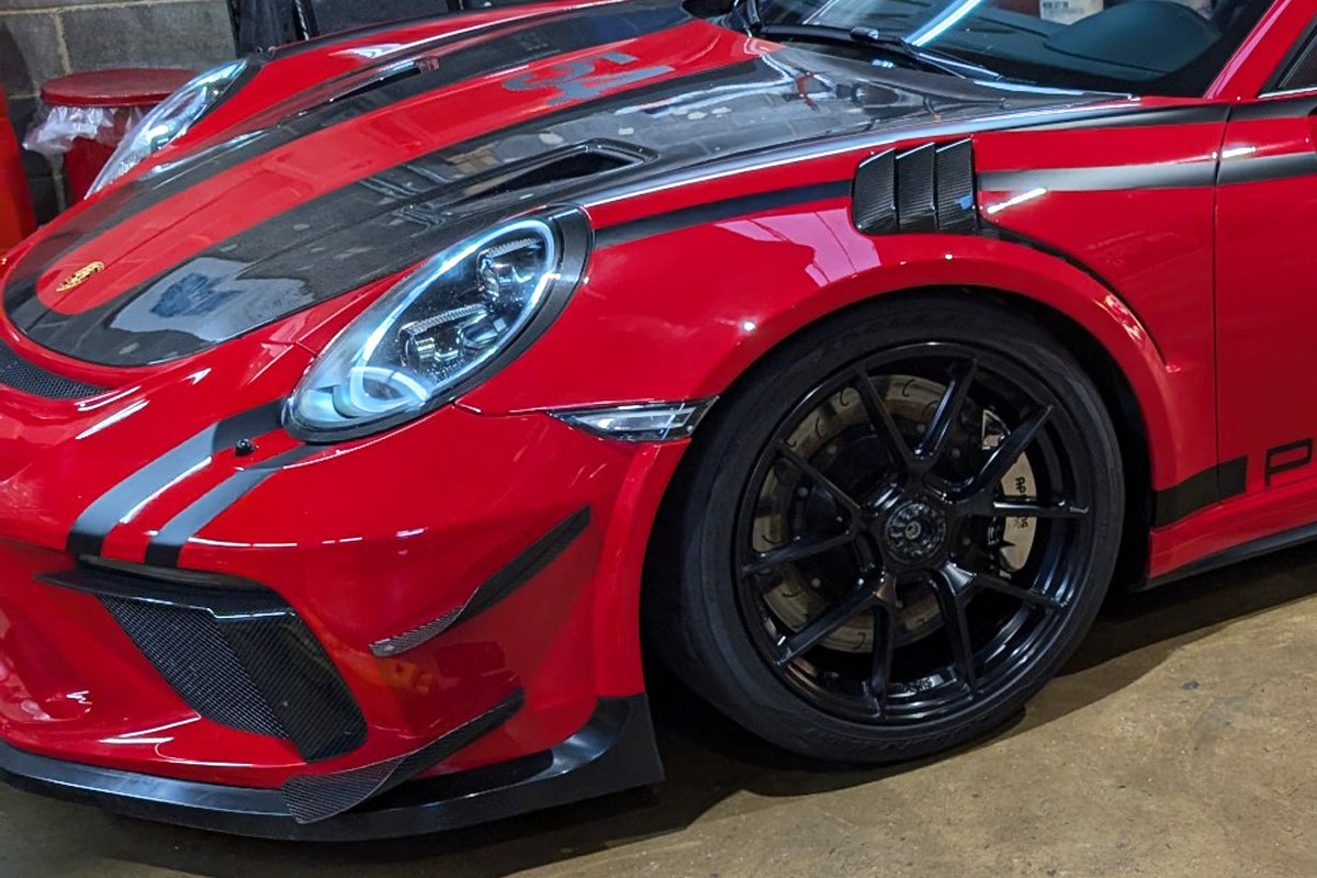 Apollo 2018-2019 Porsche 911 GT3 (991.2) Uprights for Bumper Cup Lip to GT3 RS Fender Conversion