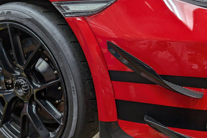 Apollo 2018-2019 Porsche 911 GT3 (991.2) Uprights for Bumper Cup Lip to GT3 RS Fender Conversion