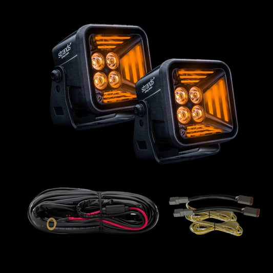 Strands Lighting DARK KNIGHT FORTEX AMBER - KIT image 0