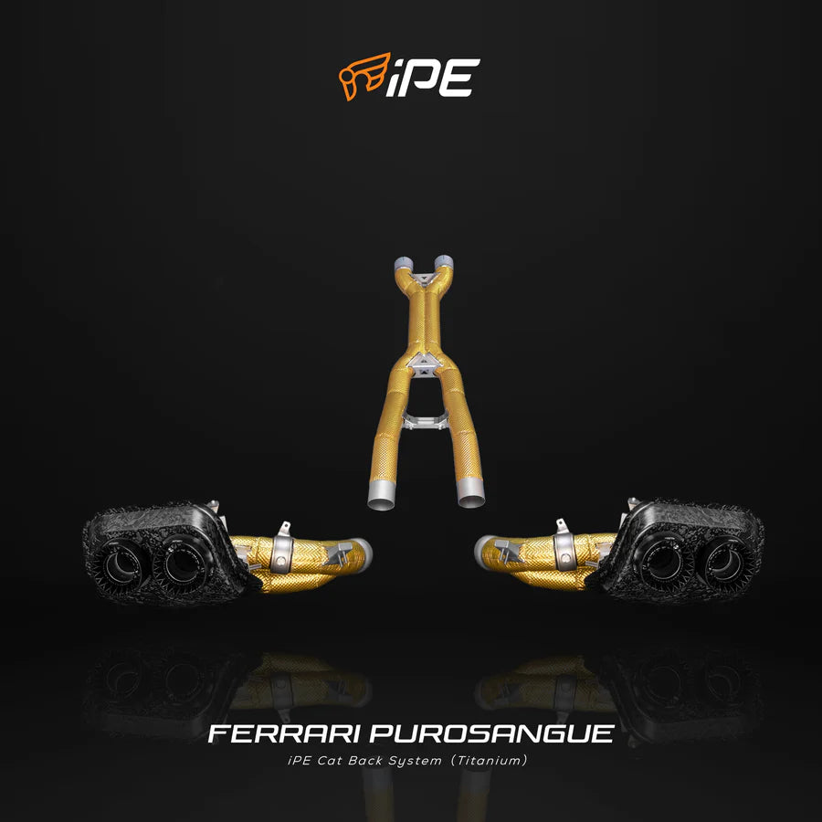 IPE Ferrari Purosangue (Titanium) Exhaust System