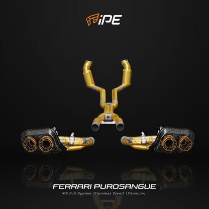 IPE Ferrari Purosangue (Titanium) Exhaust System