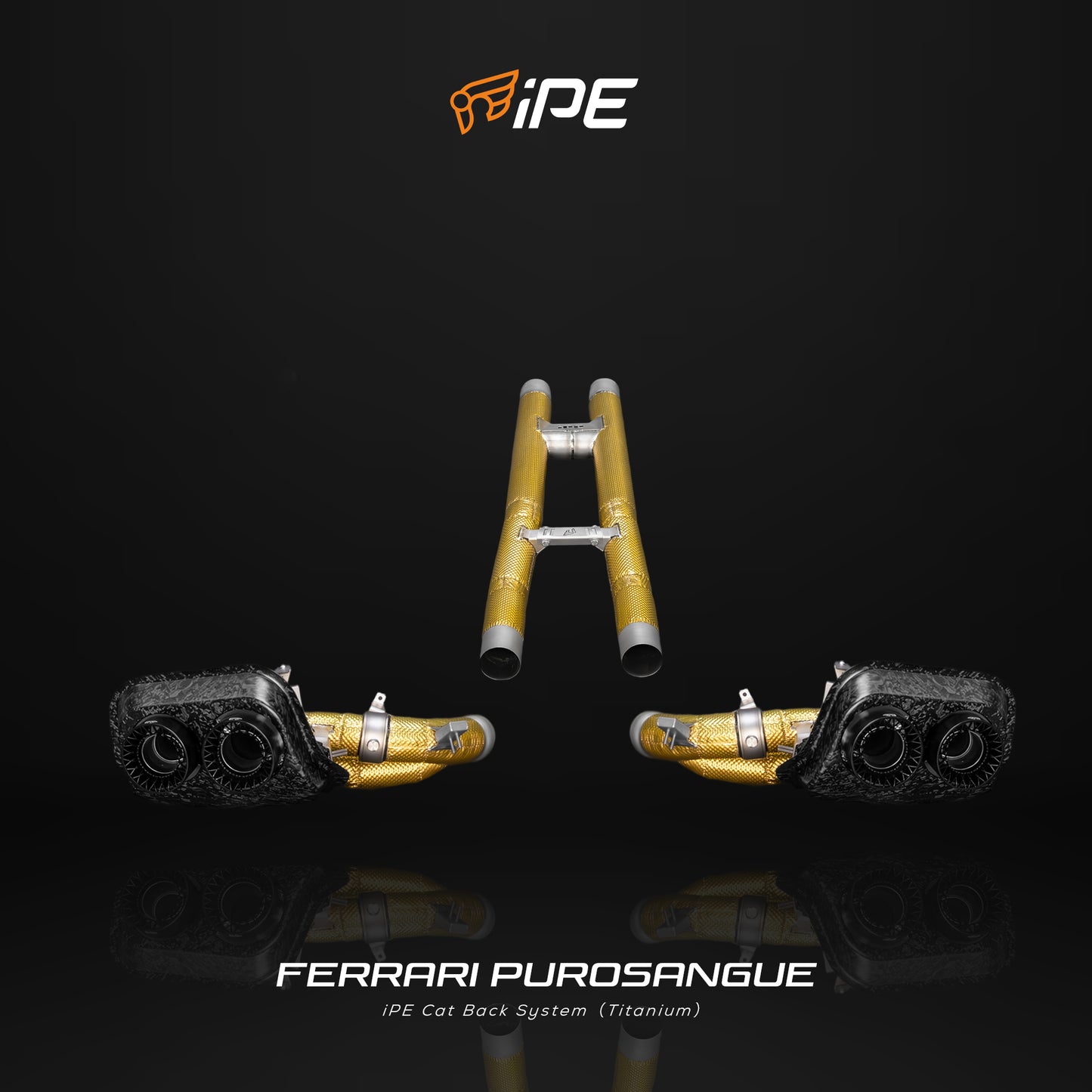 IPE Ferrari Purosangue (Titanium) Exhaust System