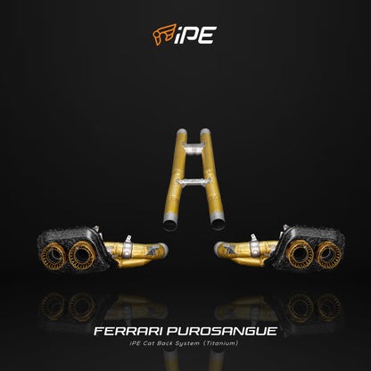 IPE Ferrari Purosangue (Titanium) Exhaust System