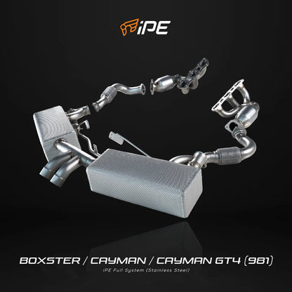 IPE Porsche Boxster / Cayman / Cayman GT4 (981) Exhaust System