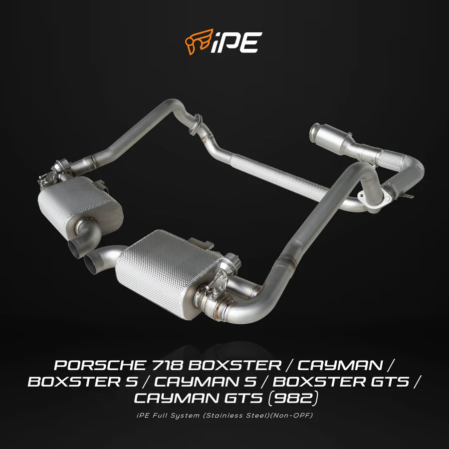 IPE Porsche 718 Boxster / Cayman / Boxster S / Cayman S / Boxster GTS / Cayman GTS (982) Exhaust System