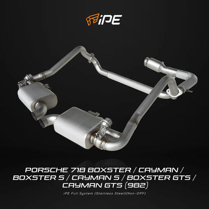 IPE Porsche 718 Boxster / Cayman / Boxster S / Cayman S / Boxster GTS / Cayman GTS (982) Exhaust System