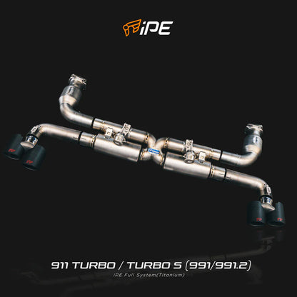IPE Porsche 911 Turbo / Turbo S (991/991.2) (Titanium) Exhaust System