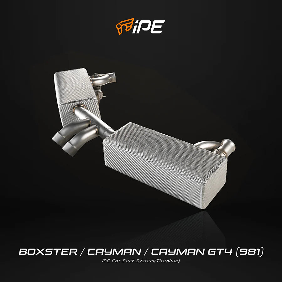 IPE Porsche Boxster / Cayman / Cayman GT4 (981) (Titanium) Exhaust System