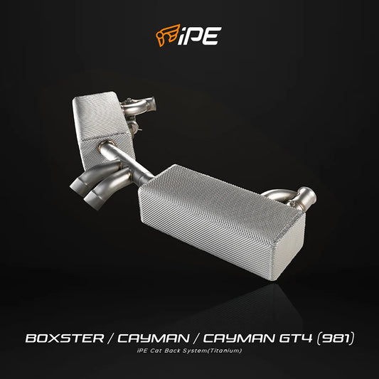 IPE Porsche Boxster / Cayman / Cayman GT4 (981) (Titanium) Exhaust System