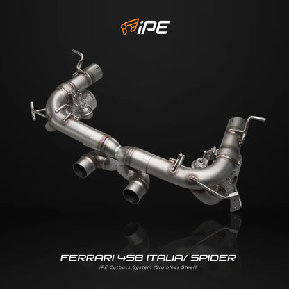 IPE Ferrari 458 Italia / Spider Exhaust System