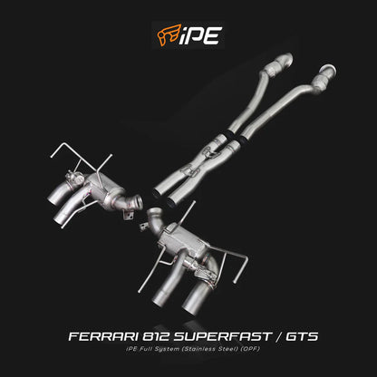 IPE Ferrari 812 Superfast / GTS Exhaust System