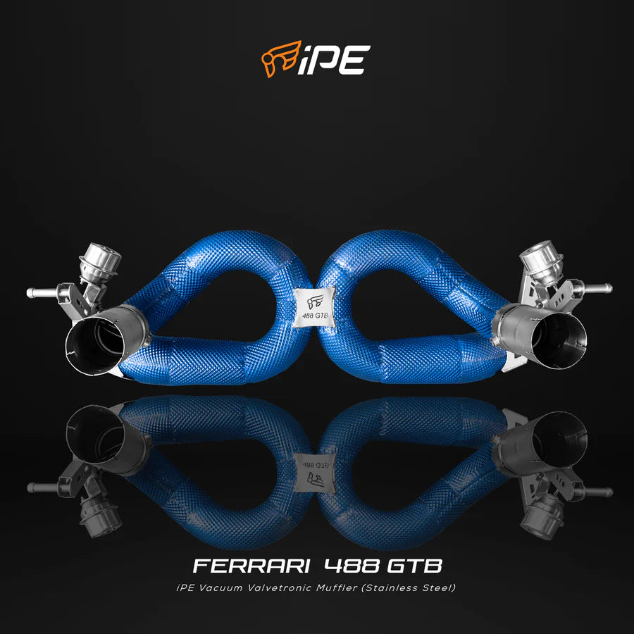 IPE Ferrari 488 GTB / Spider (Titanium) Exhaust System