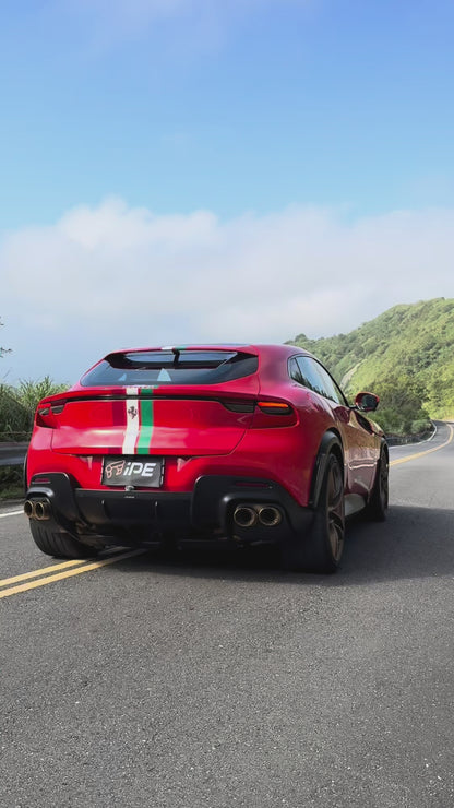 IPE Ferrari Purosangue (Titanium) Exhaust System
