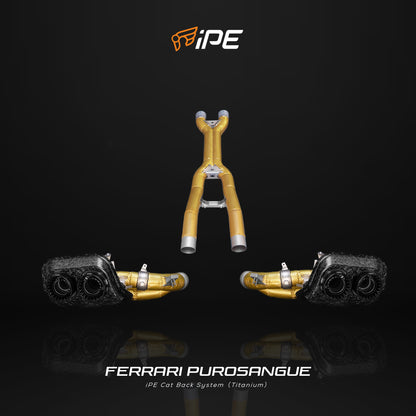 IPE Ferrari Purosangue (Titanium) Exhaust System