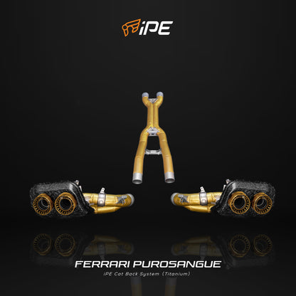 IPE Ferrari Purosangue (Titanium) Exhaust System